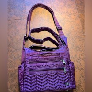 Lug Camper Plum(Purple) Multi pocket Bags